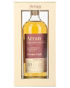 Arran 2010/2021 Single Private Cask Island Malt Whisky 70 cl 55,2%